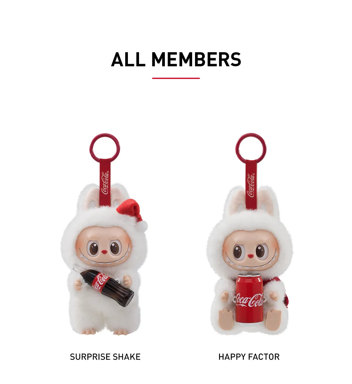 LABUBU THE MONSTERS COCA-COLA SERIES-Vinyl Face Single Blind Box