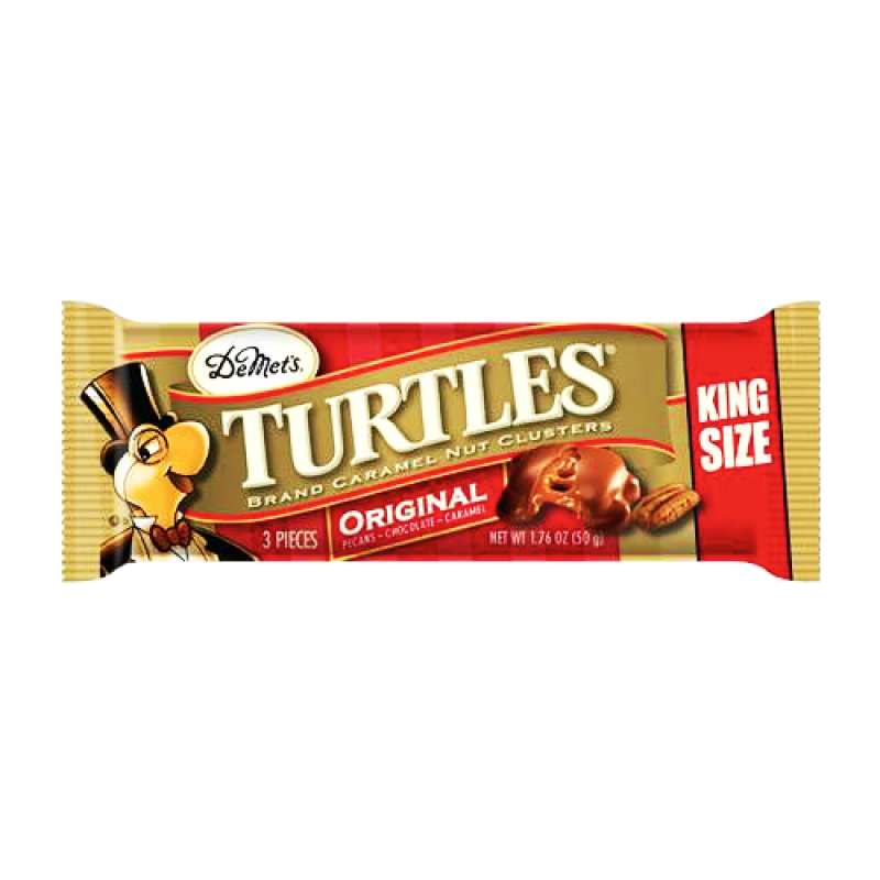 DeMet's Turtles Original 3 Piece King Size Bar 50g