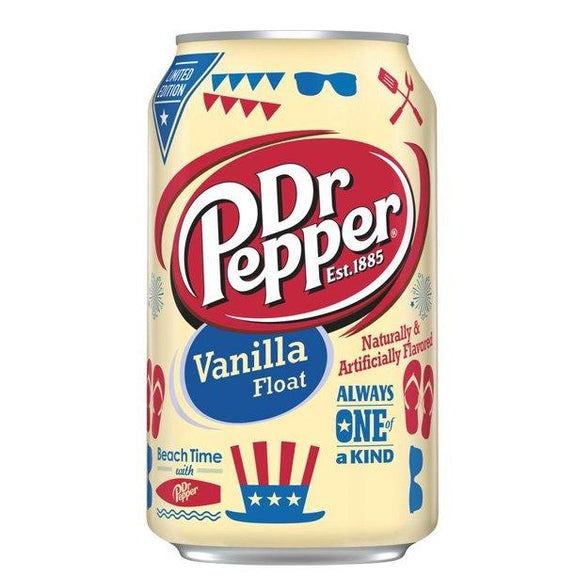 Dr Pepper Vanilla Float Flavoured Soda 355ml