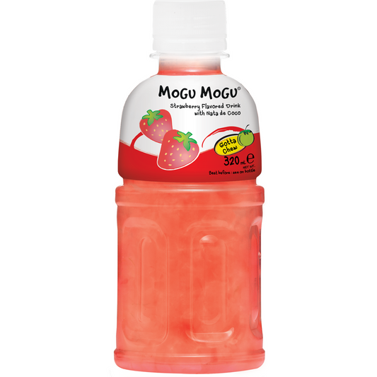 Mogu Mogu Strawberry Nata De Coco Drink 320ML