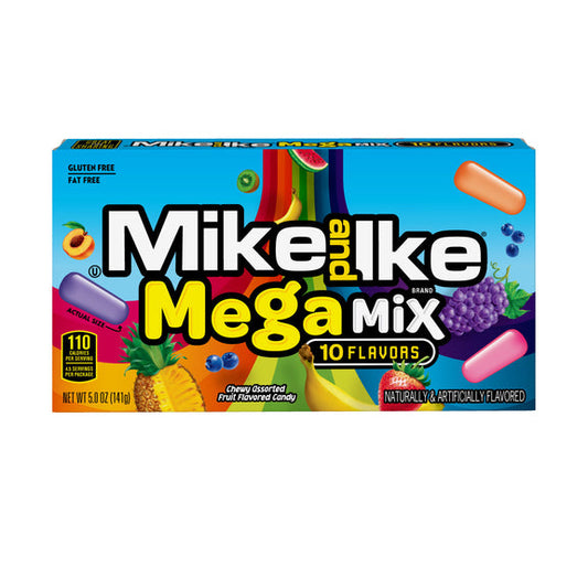 Mike and Ike Mega Mix, 10 Flavors, 5 oz Boxes