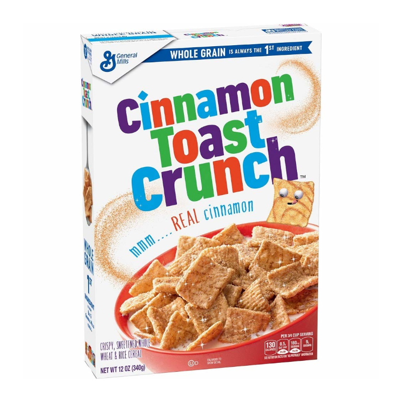 Cinnamon Toast Crunch Cereal - 12oz (340g)