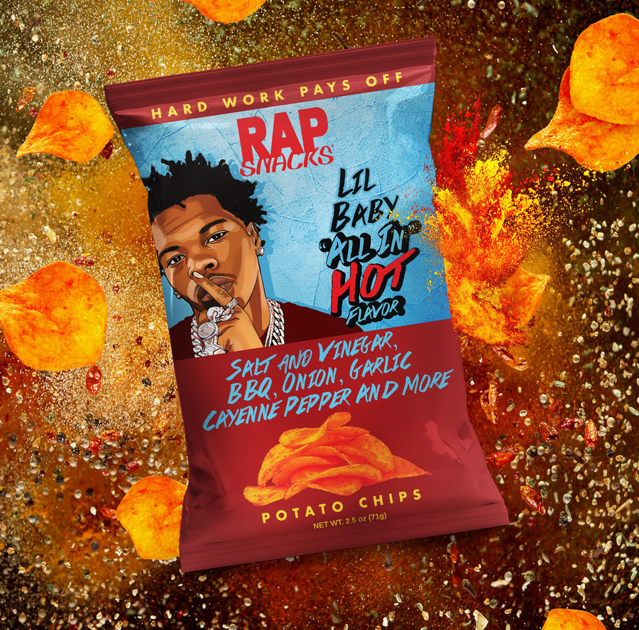 Rap Snacks Lil Baby All In Hot Crisps 71g