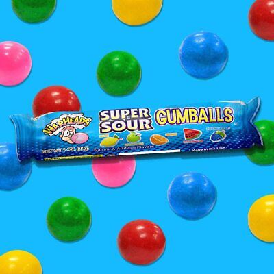 Warheads Super Sour Bubble Gumballs 57g