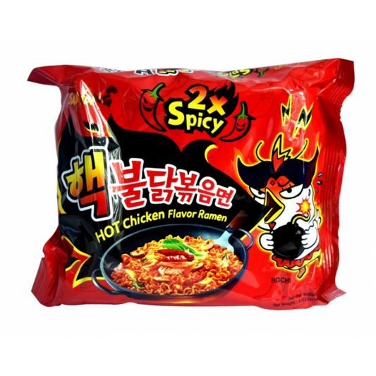 Samyang 2X Spicy Hot Chicken Flavour 140G Ramen Stir Noodle Challenge