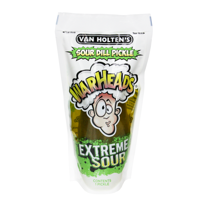 Van Holten's - Jumbo Extreme Sour Warheads Pickle-In-a-Pouch